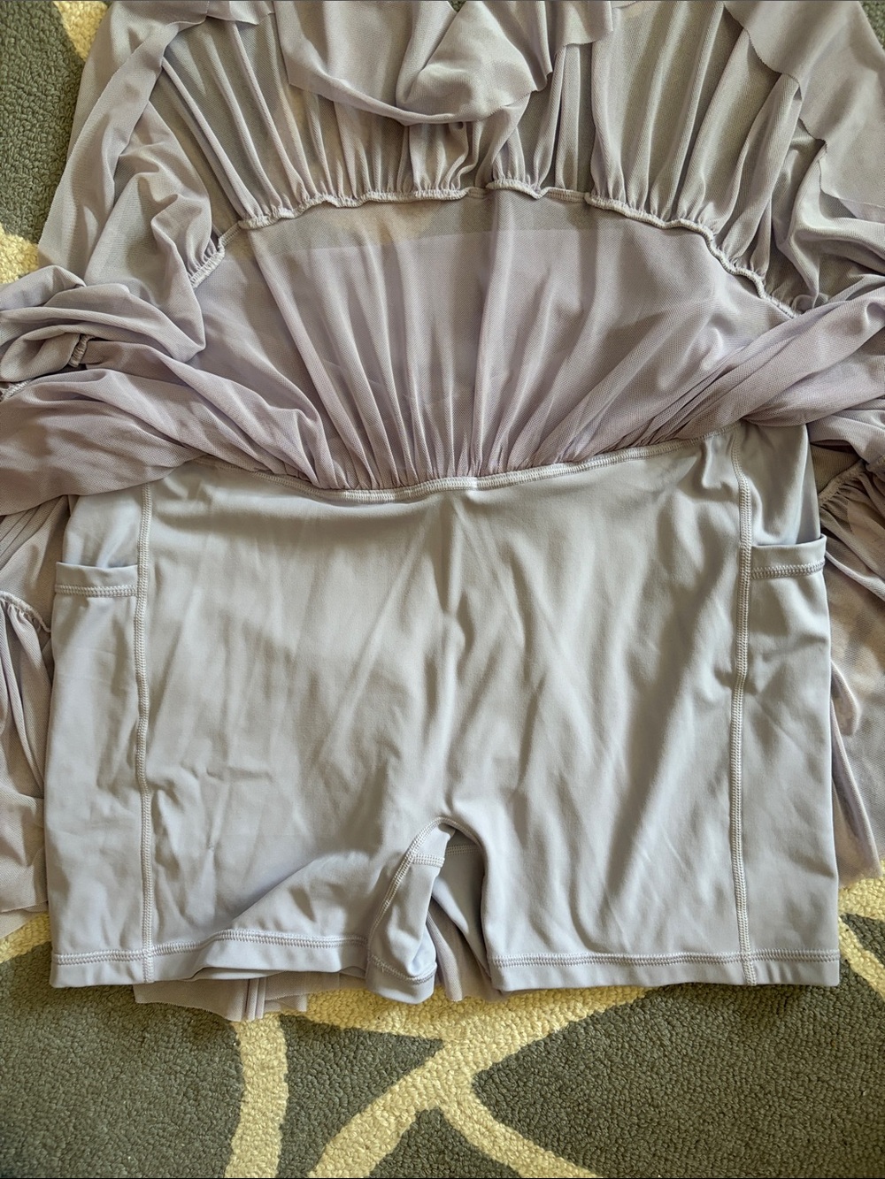 Blogilates Lavender Skort Crossover Waistband - Picture 5 of 5